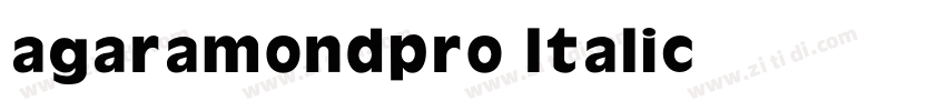agaramondpro ltalic字体转换